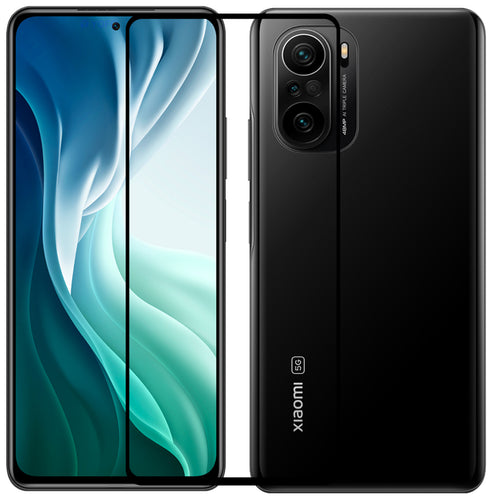 YOFO HD D+ Edge to Edge Full Screen Coverage Tempered Glass for Mi 11X - Full Glue Gorilla Glass (Black)
