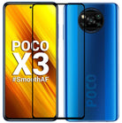 YOFO HD D+ Edge to Edge Full Screen Coverage Tempered Glass for Poco X3 - Full Glue Gorilla Glass (Black)