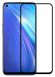YOFO HD D+ Edge to Edge Full Screen Coverage Tempered Glass for Realme 6 / 6i / 6s - Full Glue Gorilla Glass (Black)