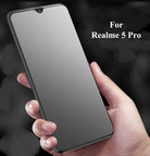 YOFO Anti Glare Matte Finish Anti-Fingerprint 9H Hammer Glass Screen Protector for Realme 5 Pro