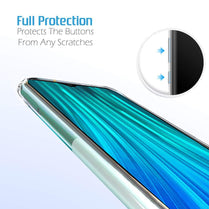 YOFO Camera Protection Back Cover for REALME 6 Pro (Transparent) with Dust Plug