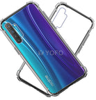 YOFO Rubber Shockproof Soft Transparent Back Cover for Realme X2 / XT- All Sides Protection Case