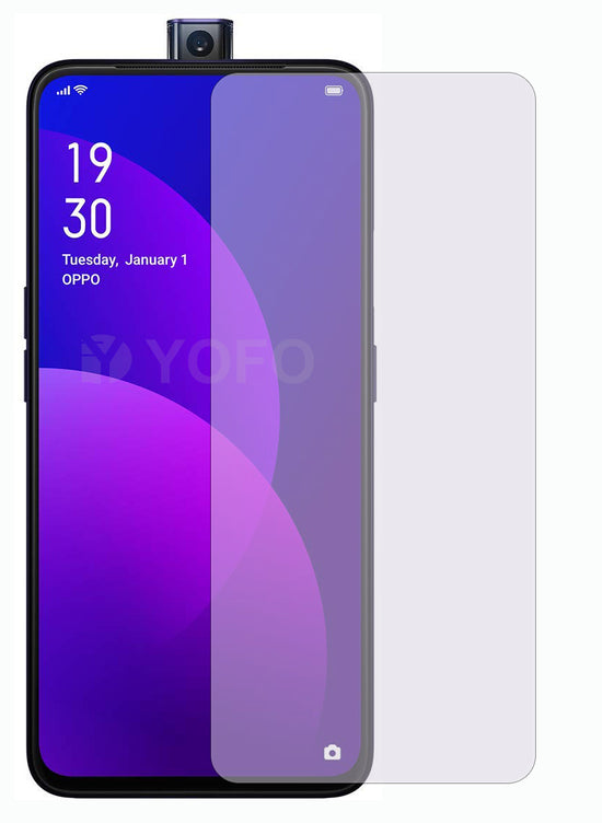 YOFO Anti Glare Matte Finish Anti-Fingerprint 9H Hammer Glass Screen Protector for Realme X