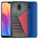 YOFO | The Case with Look | Leather Premuim Back Case Cover for Mi Redmi 8(Black)