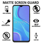 YOFO Anti Glare Matte Finish 9D Full Screen Ceramic Screen Protector for Realme Narzo 10 / Narzo 10A / Narzo 20 / Narzo 20A / Narzo 30A (Full Edge to Edge)