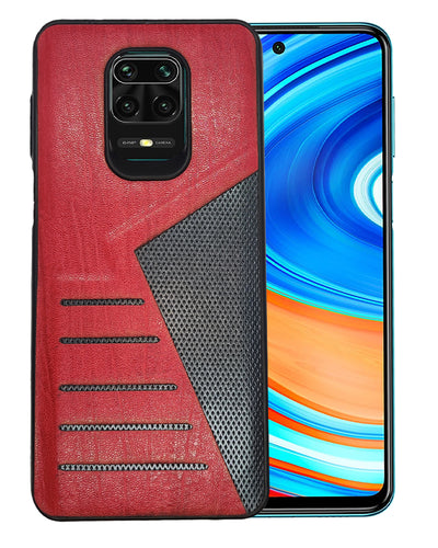 YOFO | The Case with Look | Leather Premuim Back Case Cover for MI Note 9 Pro/Note 9 Pro Max/Poco M2 ProRedmi