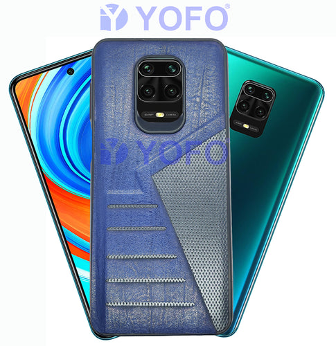 YOFO | The Case with Look | Leather Premuim Back Case Cover for MI Note 9 Pro/Note 9 Pro Max/Poco M2 ProRedmi
