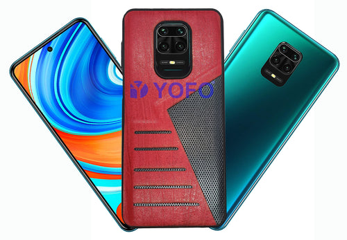 YOFO | The Case with Look | Leather Premuim Back Case Cover for MI Note 9 Pro/Note 9 Pro Max/Poco M2 ProRedmi
