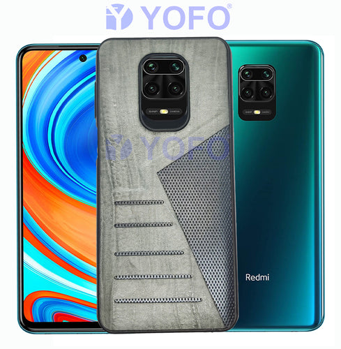 YOFO | The Case with Look | Leather Premuim Back Case Cover for MI Note 9 Pro/Note 9 Pro Max/Poco M2 ProRedmi
