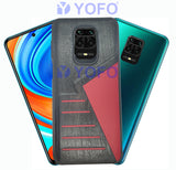 YOFO | The Case with Look | Leather Premuim Back Case Cover for MI Note 9 Pro/Note 9 Pro Max/Poco M2 ProRedmi