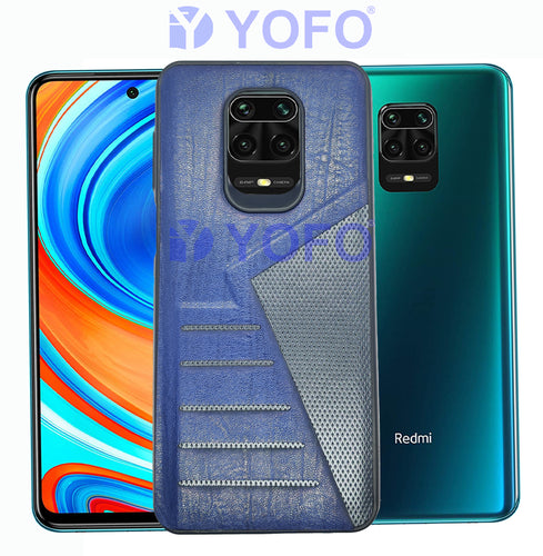 YOFO | The Case with Look | Leather Premuim Back Case Cover for MI Note 9 Pro/Note 9 Pro Max/Poco M2 ProRedmi