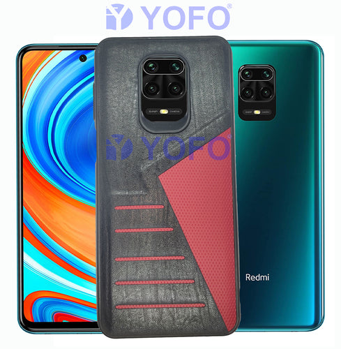 YOFO | The Case with Look | Leather Premuim Back Case Cover for MI Note 9 Pro/Note 9 Pro Max/Poco M2 ProRedmi