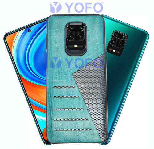 YOFO | The Case with Look | Leather Premuim Back Case Cover for MI Note 9 Pro/Note 9 Pro Max/Poco M2 ProRedmi