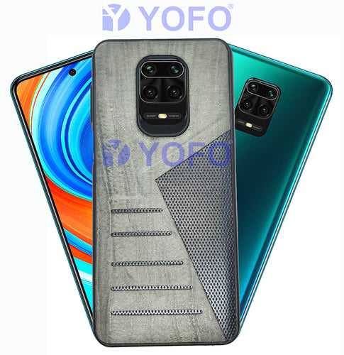 YOFO | The Case with Look | Leather Premuim Back Case Cover for MI Note 9 Pro/Note 9 Pro Max/Poco M2 ProRedmi