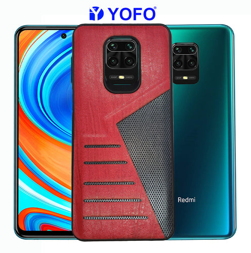 YOFO | The Case with Look | Leather Premuim Back Case Cover for MI Note 9 Pro/Note 9 Pro Max/Poco M2 ProRedmi