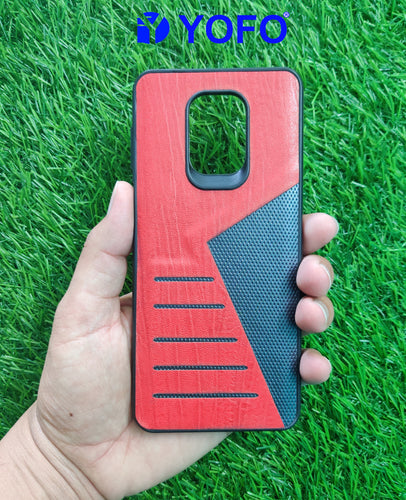 YOFO | The Case with Look | Leather Premuim Back Case Cover for MI Note 9 Pro/Note 9 Pro Max/Poco M2 ProRedmi
