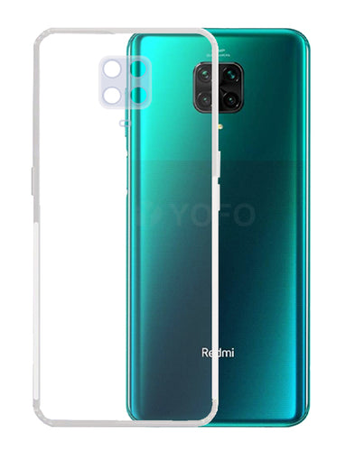 YOFO Back Cover for MI Redmi Note 9 Pro / Note 9 Pro Max / M2 Pro (Transparent) with Dust Plug & Camera Protection