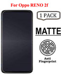 YOFO Anti Glare Matte Finish Anti-Fingerprint 9H Hammer Glass Screen Protector for Oppo Reno 2f