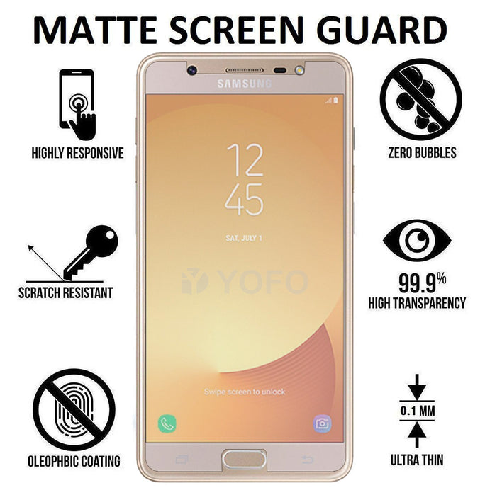 YOFO Anti Glare Matte Finish Anti-Fingerprint 9H Ceramic Protector for Samsung Galaxy J5 Prime