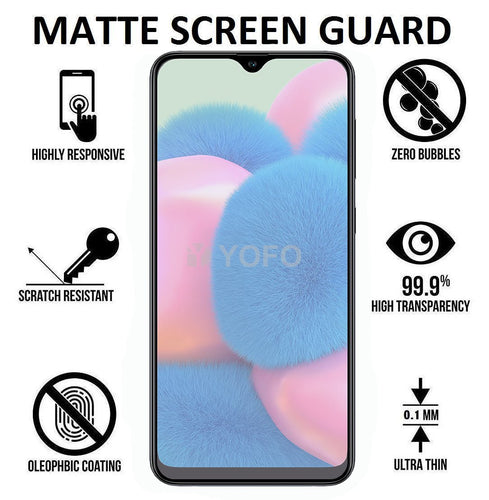 YOFO Anti Glare Matte Finish Anti-Fingerprint 9H Ceramic Protector for Samsung Galaxy A10s / M10s