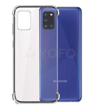 YOFO  Shockproof HD Transparent Back Cover for Samsung A31 (Transparent)