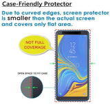 YOFO Anti Glare Matte Finish Anti-Fingerprint 9H Hammer Glass Screen Protector for Samsung A7(2018)