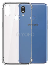 YOFO  Shockproof HD Transparent Back Cover for Samsung M01s(Transparent)