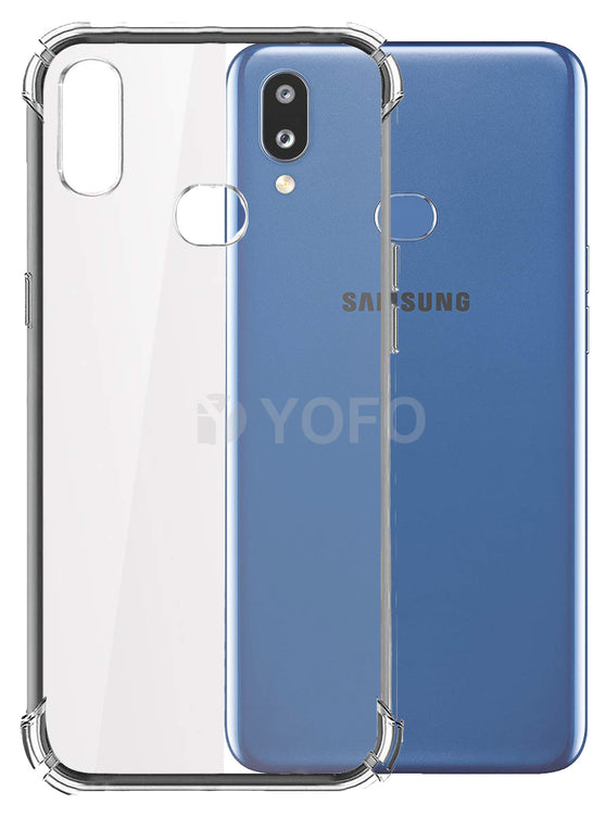 YOFO  Shockproof HD Transparent Back Cover for Samsung M01s(Transparent)