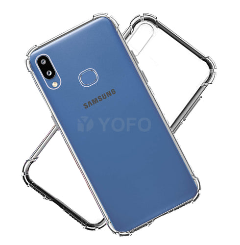 YOFO  Shockproof HD Transparent Back Cover for Samsung M01s(Transparent)