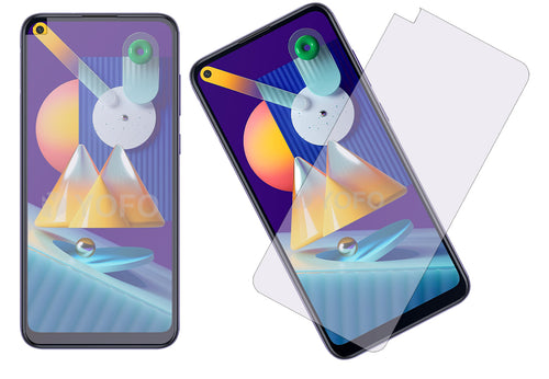 YOFO Anti Glare Matte Finish Anti-Fingerprint 9H Hammer Glass Screen Protector for Samsung A21s