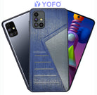 YOFO | The Case with Look | Leather Premuim Back Case Cover for Samsung Galaxy M51(Navy Blue)
