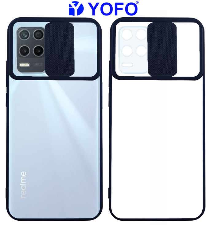 YOFO Camera Shutter Back Cover For Realme 8 With Free OTG Adapter