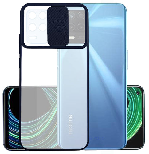 YOFO Camera Shutter Back Cover For Realme 8 With Free OTG Adapter