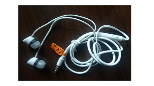 TENPLUS-T-153 Stereo Headset with HD Sound and Extra Bass Earphone Wired Headset (White)