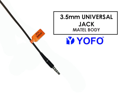 TEN PLUS TP-108 Earphone with Universal Stereo, Extra Bass Wired Headset (Black)