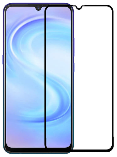 YOFO HD D+ Edge to Edge Full Screen Coverage Tempered Glass for Vivo S1 - Full Glue Gorilla Glass (Black)