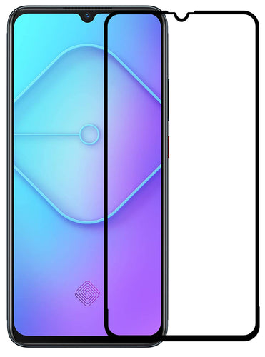 YOFO HD D+ Edge to Edge Full Screen Coverage Tempered Glass for Vivo S1 Pro - Full Glue Gorilla Glass (Black)