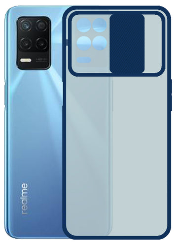 YOFO Camera Shutter Back Cover For Realme 8 {5G} With Free Foldable Mobile Stand