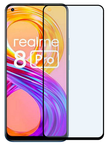 YOFO Anti Glare Matte Finish Anti-Fingerprint 9H Hammer Screen Protector for Realme 7 Pro / Realme 8 / Realme 8 Pro(Full Edge to Edge)