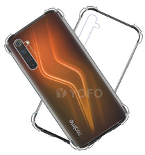 YOFO Rubber Shockproof Soft Transparent Back Cover for REALME 6 - All Sides Protection Case