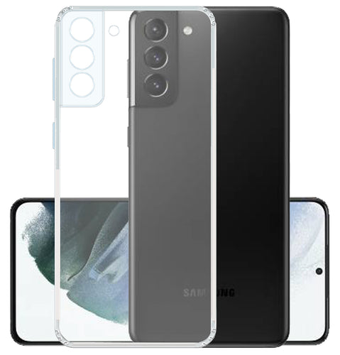 YOFO Silicon Transparent Back Cover for Samsung Galaxy S30 Pro / S30 Plus / S21 Plus - Camera Protection with Anti Dust Plug