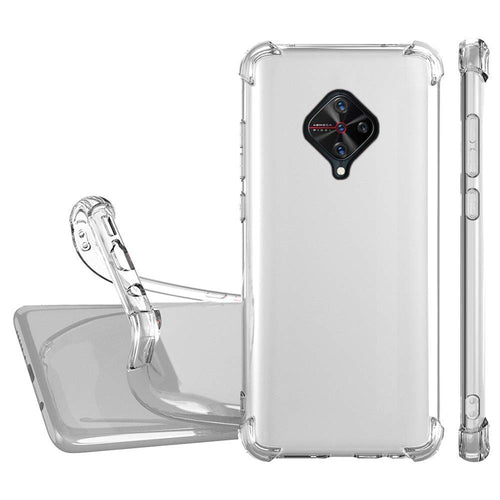 YOFO Shockproof Transparent Back Cover for VIVO S1 PRO - (Transparent)