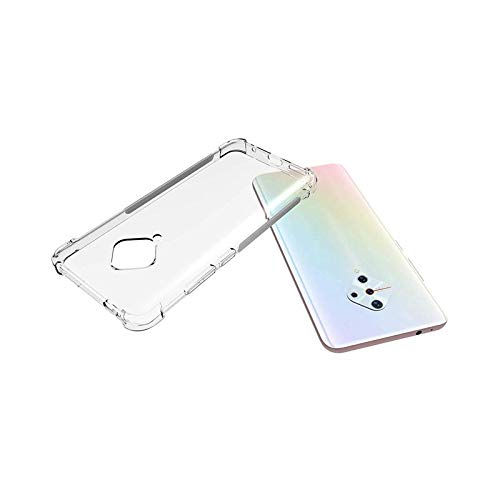 YOFO Shockproof Transparent Back Cover for VIVO S5 - (Transparent)