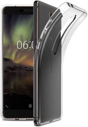 YOFO Silicon Transparent Soft Back Cover for Nokia 6.1 2018 (Transparent)