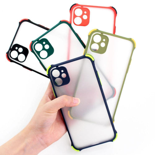 YOFO Shock Proof Translucent Smooth Smoke Back Cover for OnePlus 8 Pro