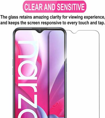 YOFO Tempered Glass Guard for Realme Narzo 20A  (Pack of 1)