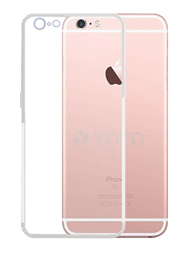 YOFO Back Cover for iPhone 6Plus (Transparent) with Dust Plug & Camera Protection