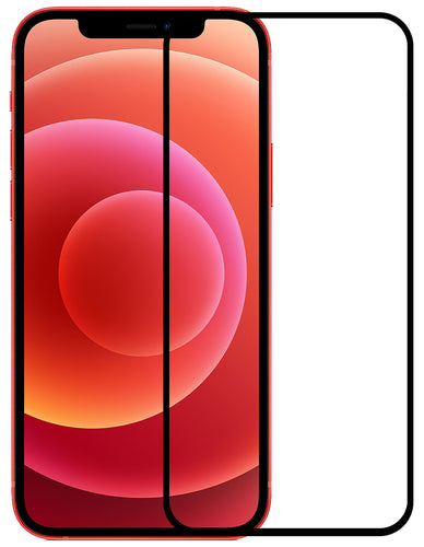YOFO HD D+ Edge to Edge Full Screen Coverage Tempered Glass for iPhone XR / iPhone 11 - Full Glue Gorilla Glass (Black)
