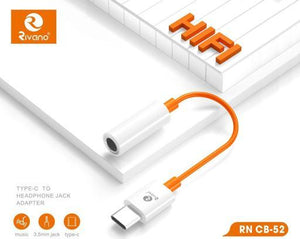 Rivano RN-CB51 Lightning to 3.5 mm Headphone Jack Adapter Cables & USB Hubs