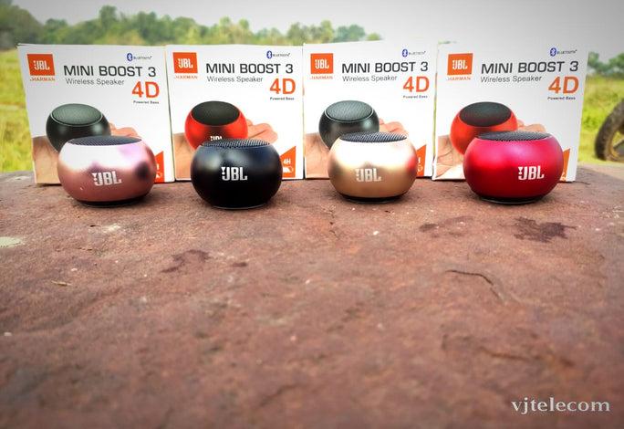 JBL Mini Boost Bluetooth Speaker Call Music Splash Proof